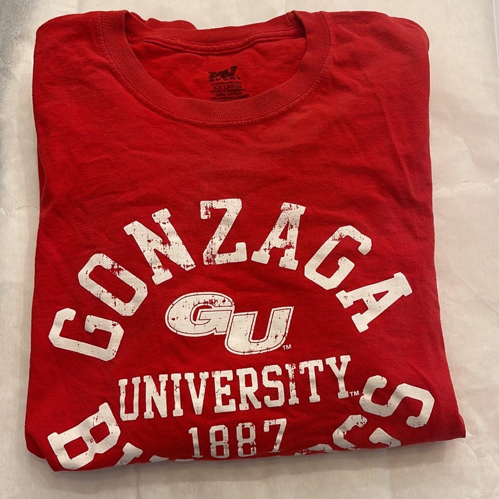 💙❤️🏀Go Zags! 🏀❤️💙Well-Loved Long Sleeve XXL Gonzaga University March Madness